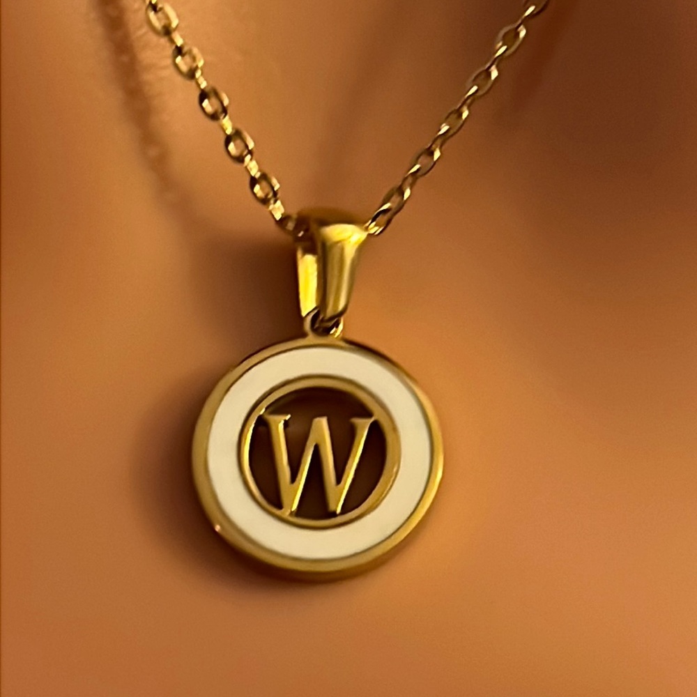 W Letter Necklace